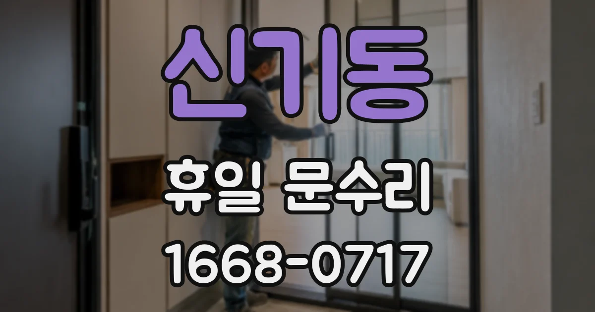 신기동 휴일 문수리
