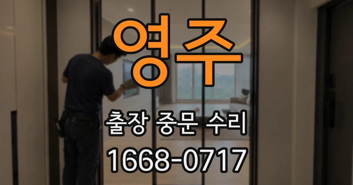 영주 출장 중문 수리