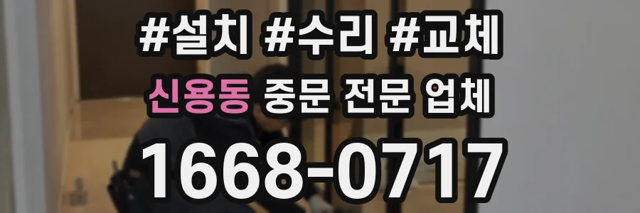신용동 중문 전문 업체