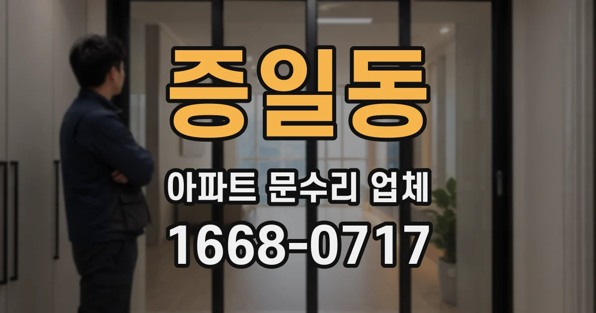 증일동 아파트 문수리 업체