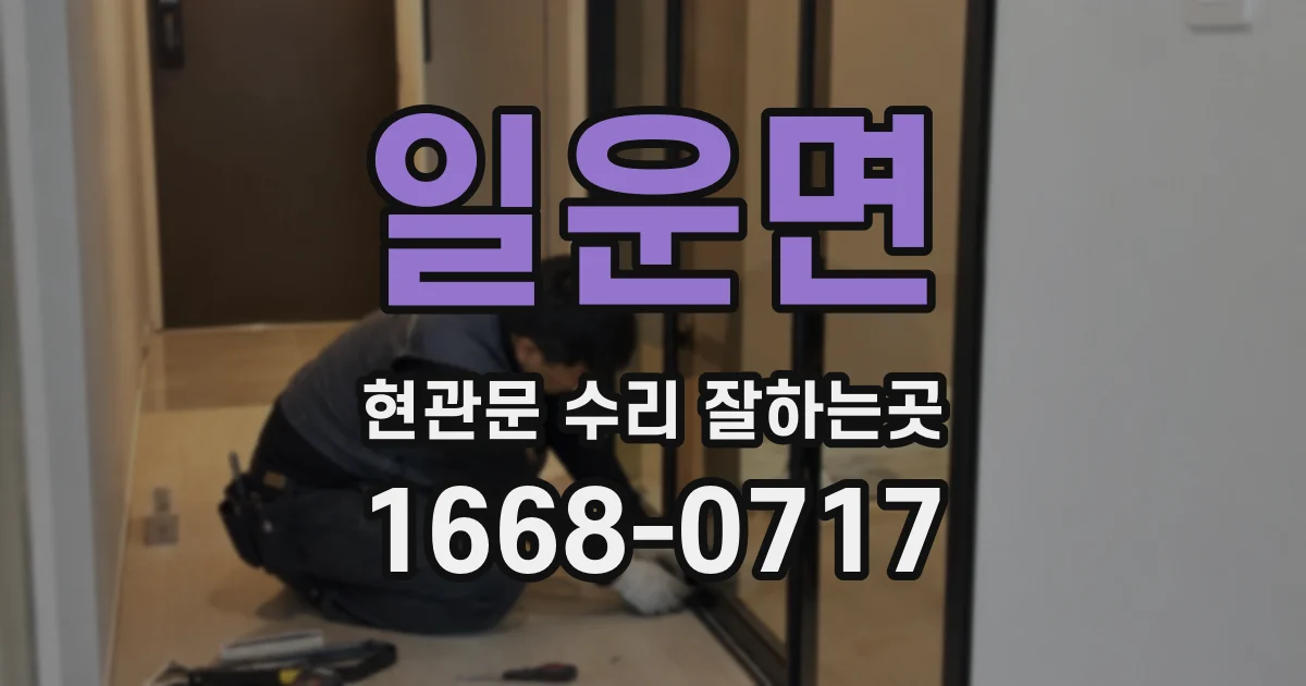 일운면 현관문 수리 잘하는곳