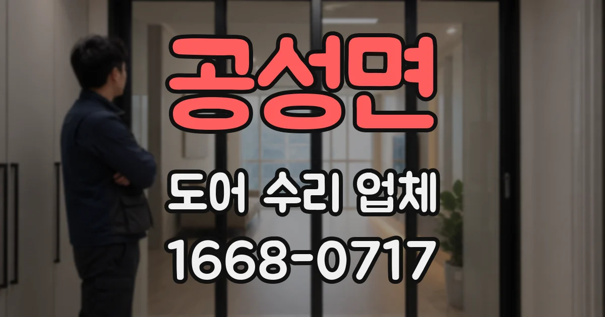 공성면 도어 수리 업체