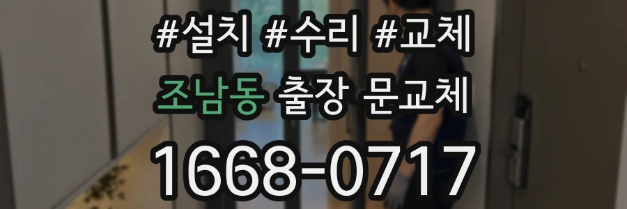 조남동 출장 문교체