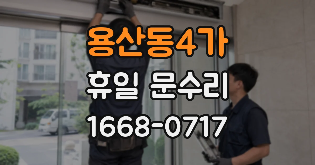 용산동4가 휴일 문수리