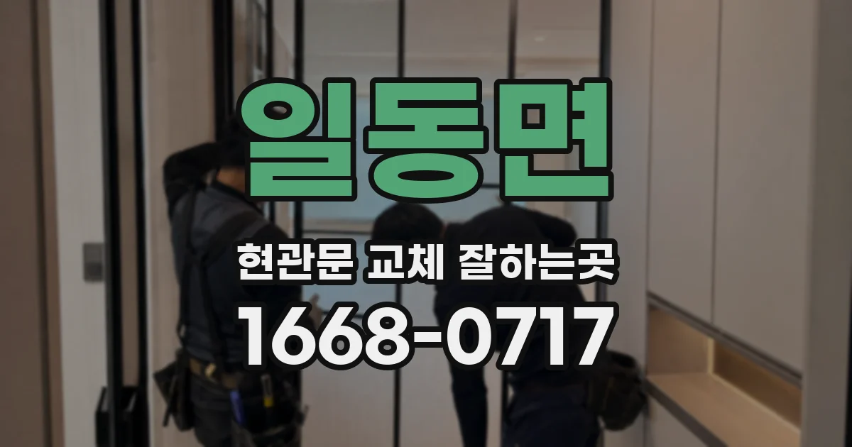일동면 현관문 교체 잘하는곳