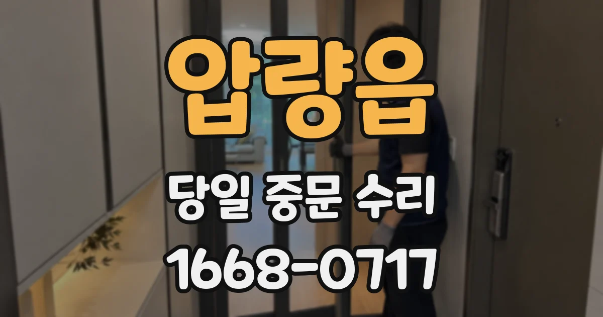 압량읍 당일 중문 수리
