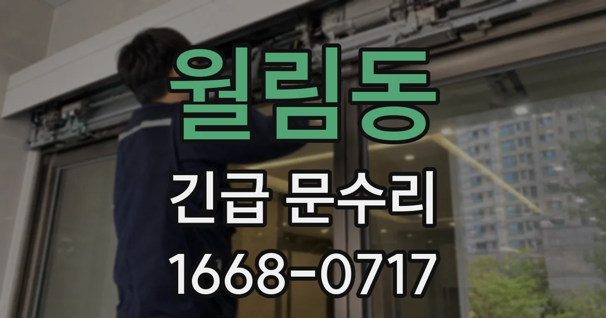 월림동 긴급 문수리