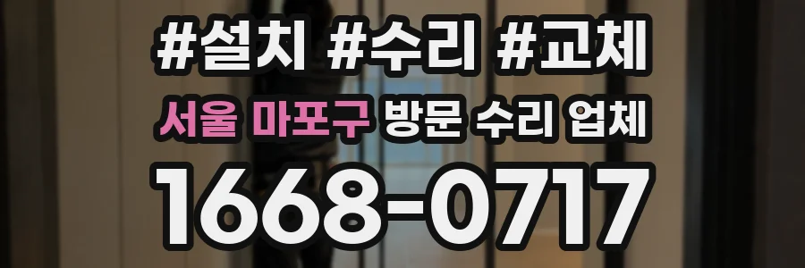 서울 마포구 방문 수리 업체