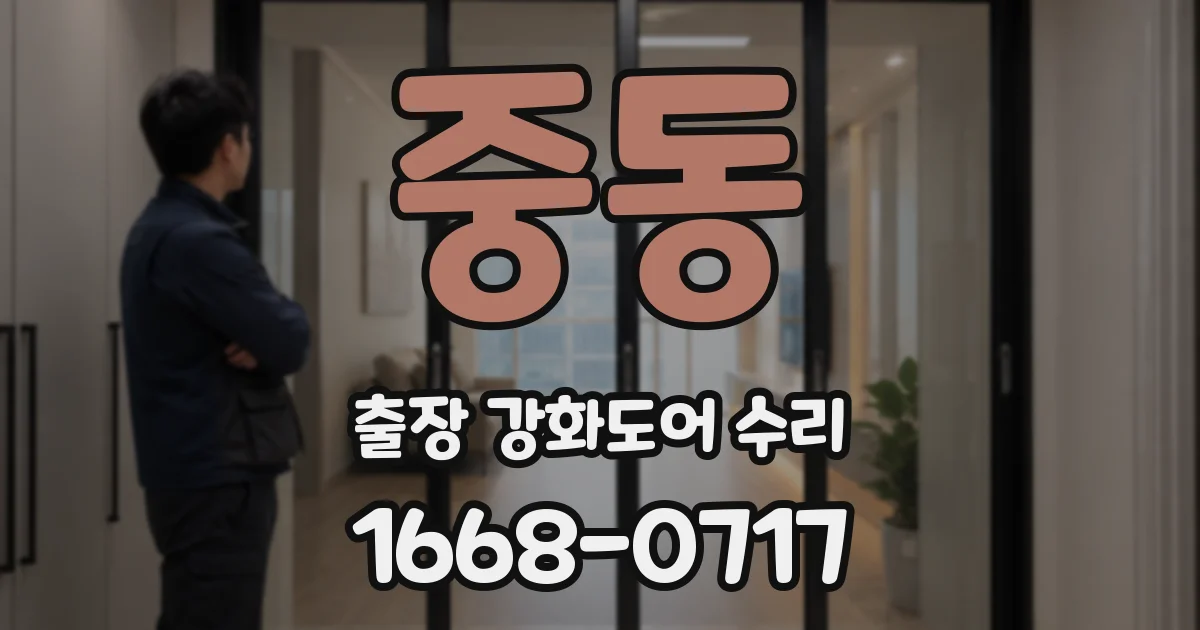중동 출장 강화도어 수리