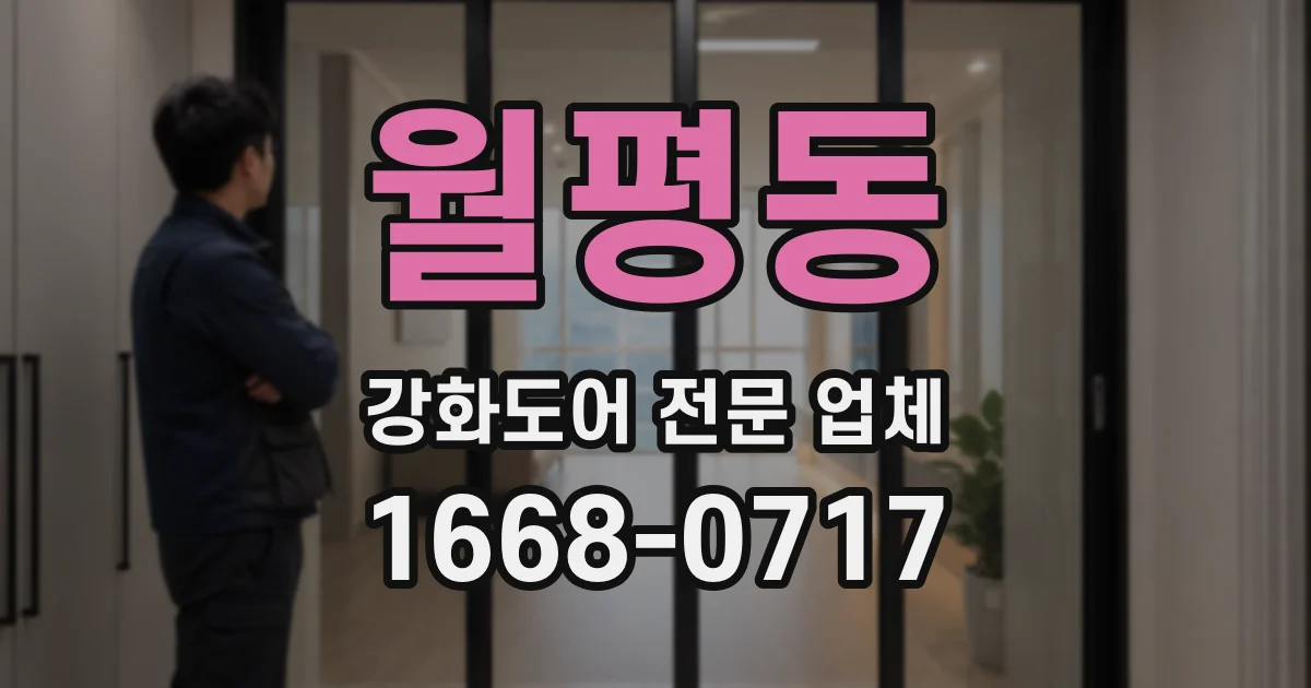 월평동 강화도어 전문 업체