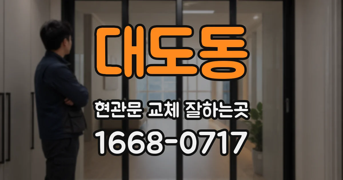 대도동 현관문 교체 잘하는곳