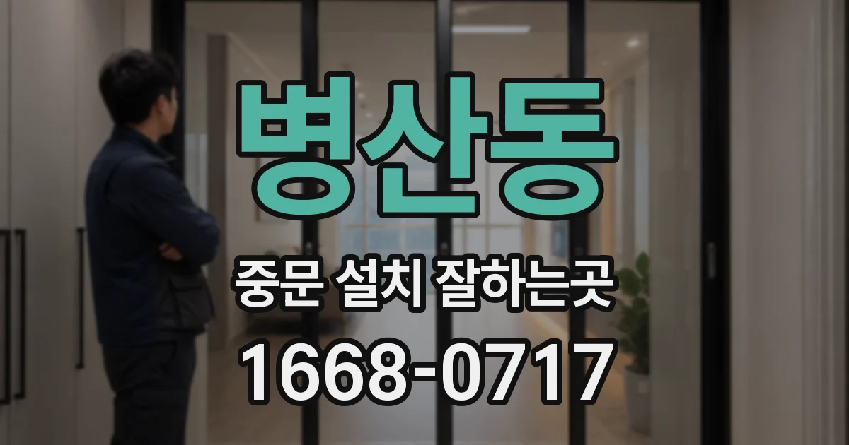 병산동 중문 설치 잘하는곳