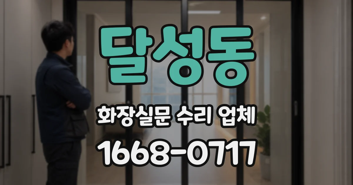 달성동 화장실문 수리 업체