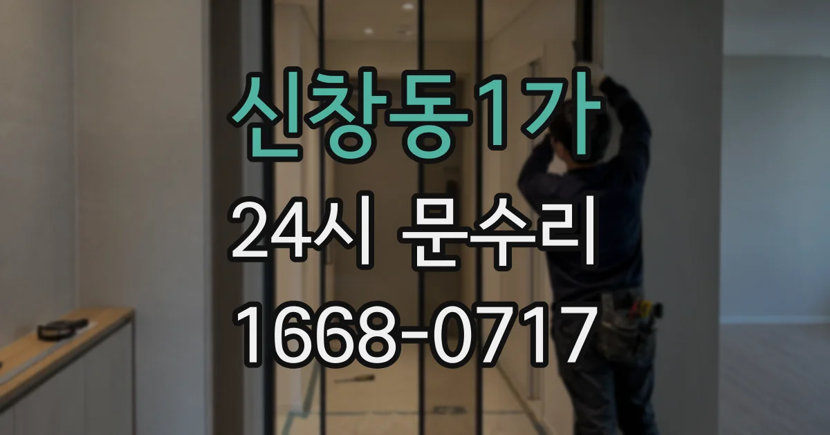 신창동1가 24시 문수리
