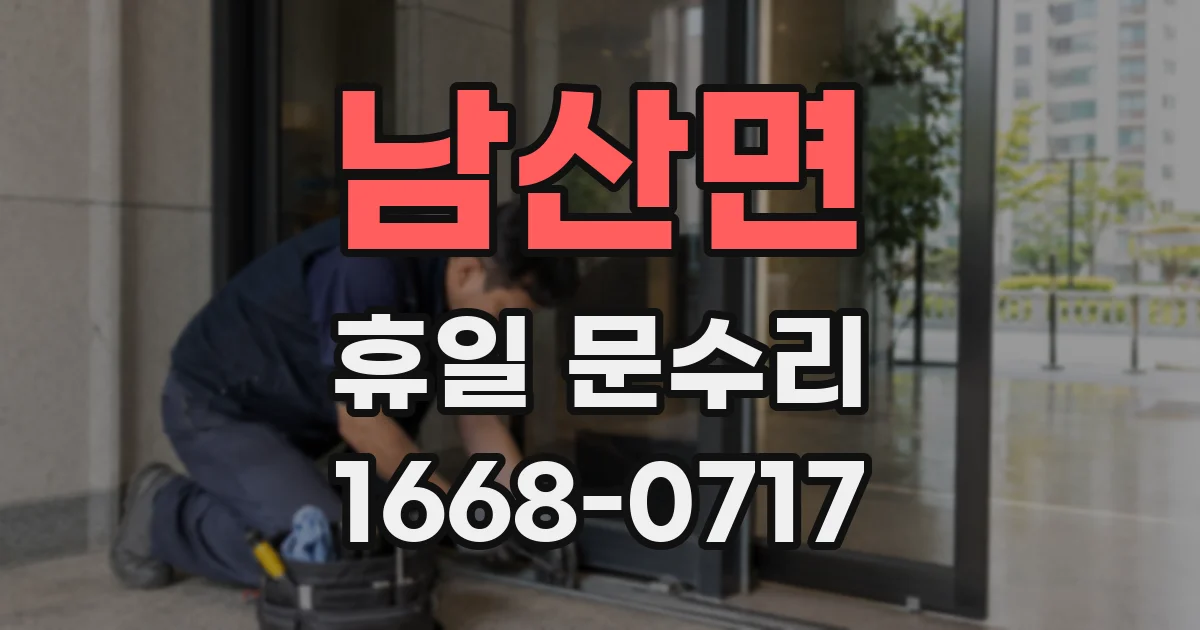남산면 휴일 문수리