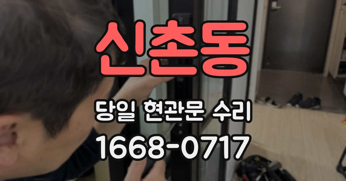 신촌동 당일 현관문 수리