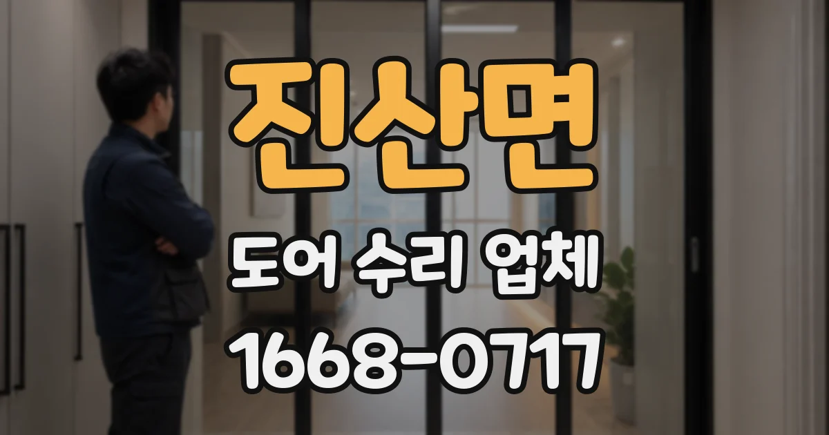 진산면 도어 수리 업체