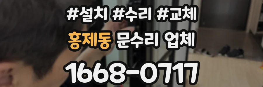 홍제동 문수리 업체