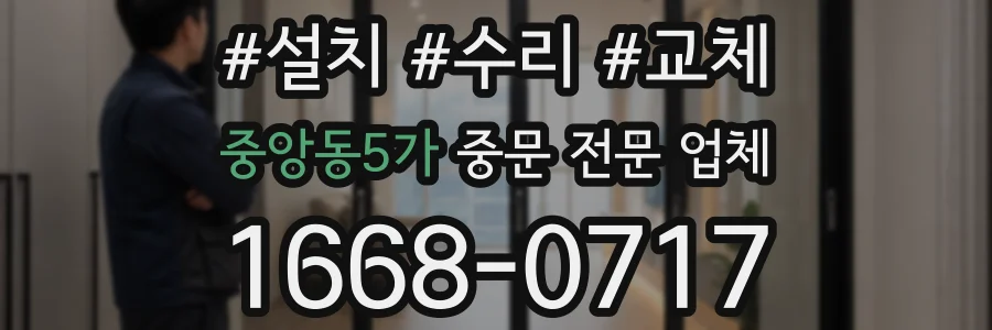중앙동5가 중문 전문 업체