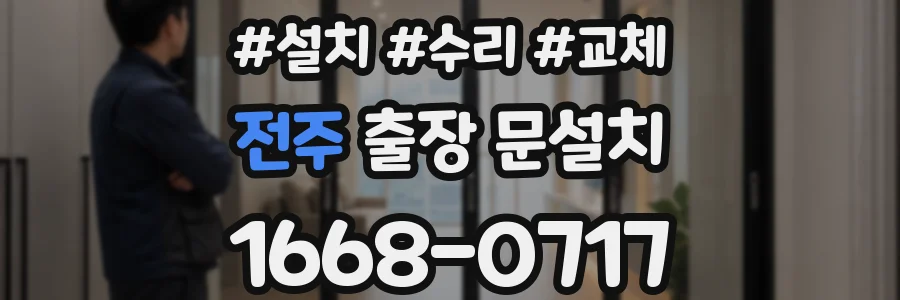 전주 출장 문설치