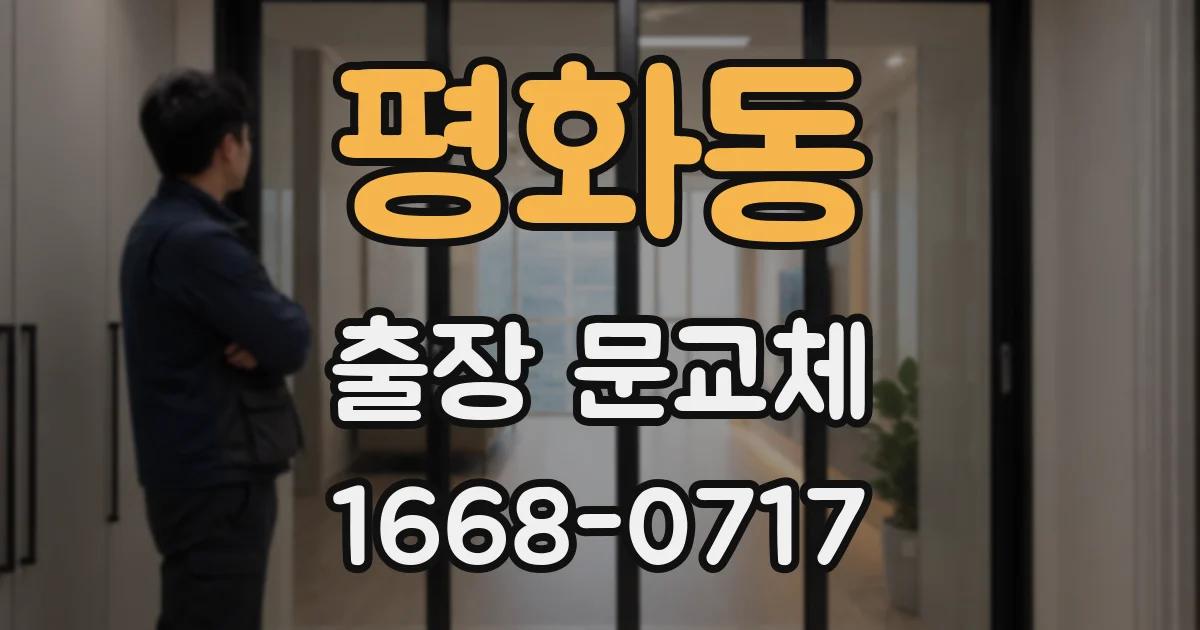 평화동 출장 문교체
