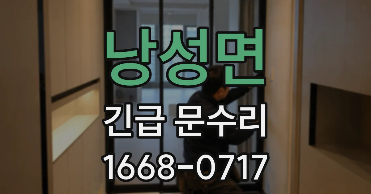 낭성면 긴급 문수리