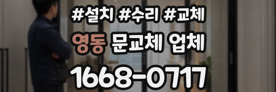 영동 문교체 업체