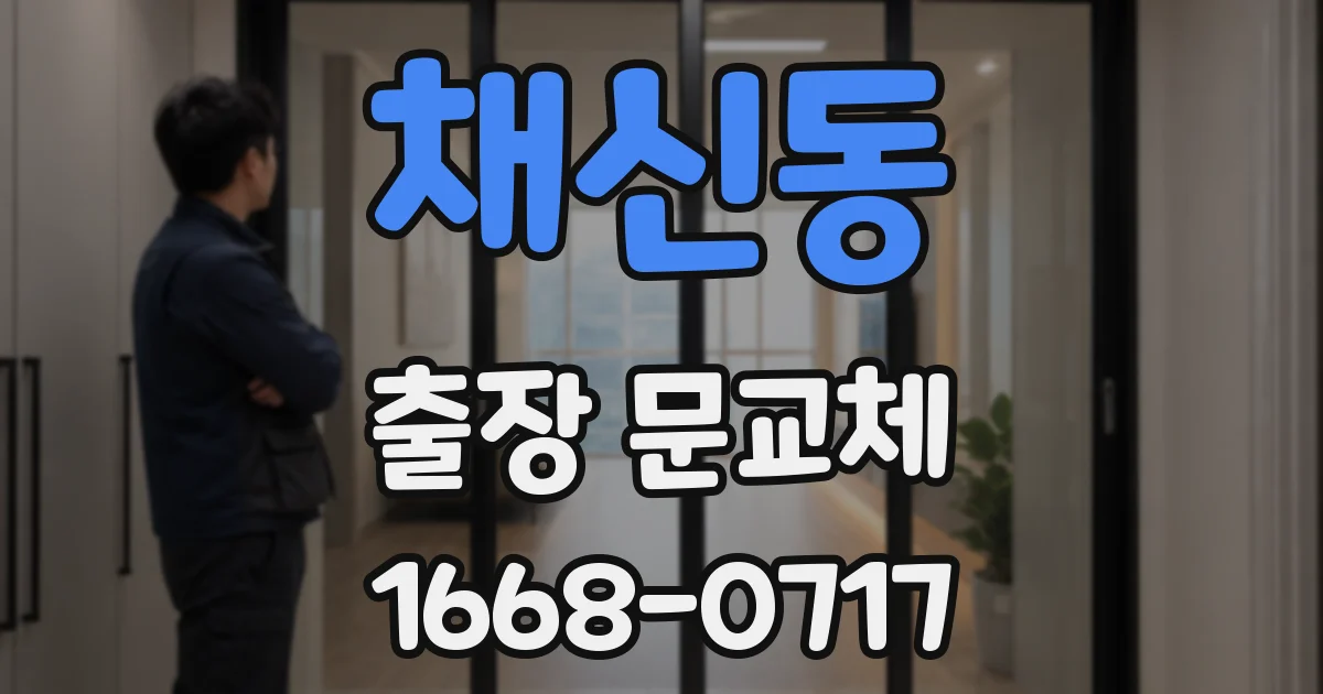 채신동 출장 문교체
