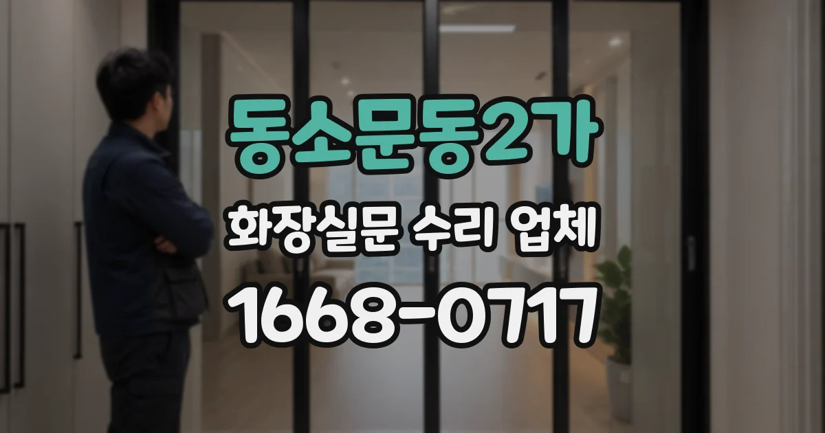 동소문동2가 화장실문 수리 업체