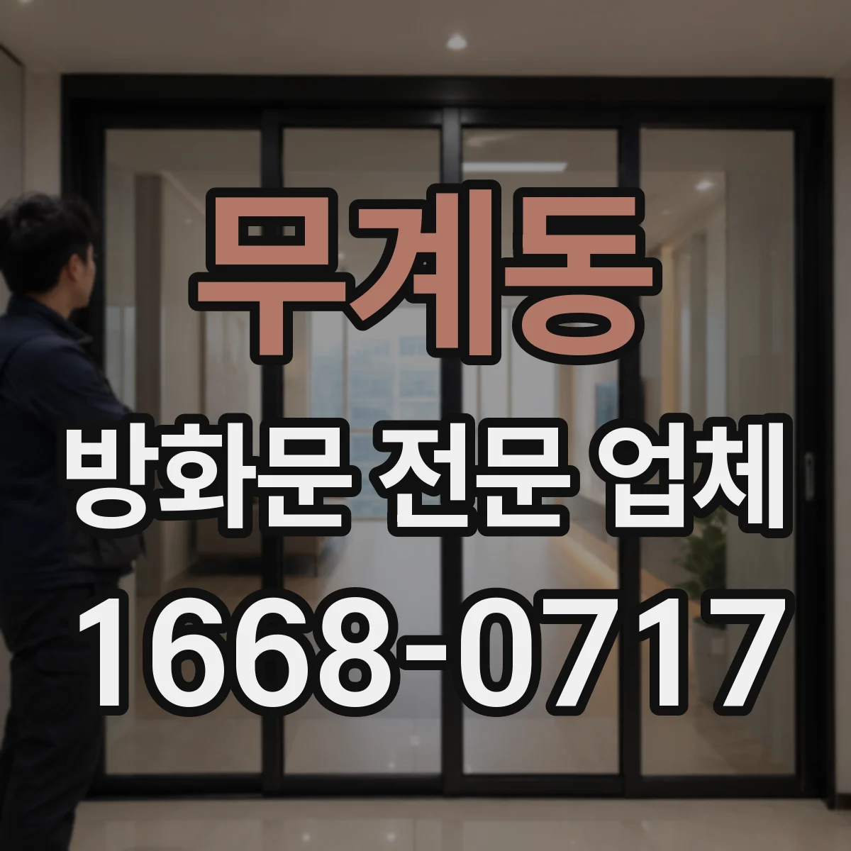 무계동 방화문 전문 업체