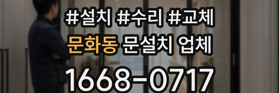 문화동 문설치 업체