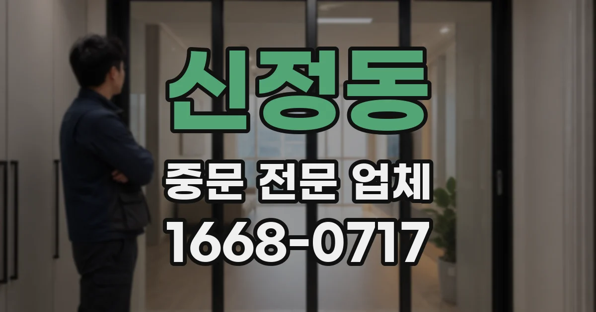 신정동 중문 전문 업체