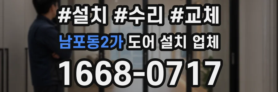 남포동2가 도어 설치 업체
