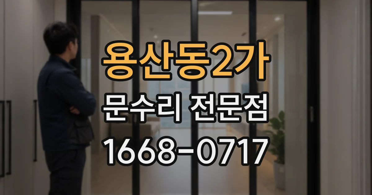 용산동2가 문수리 전문점