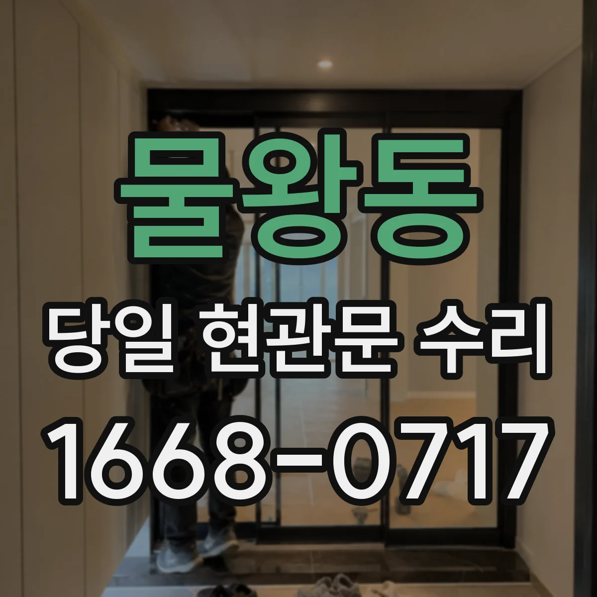 물왕동 당일 현관문 수리