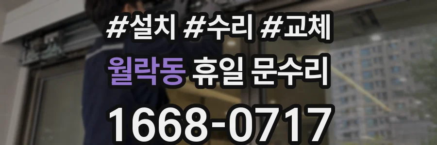 월락동 휴일 문수리