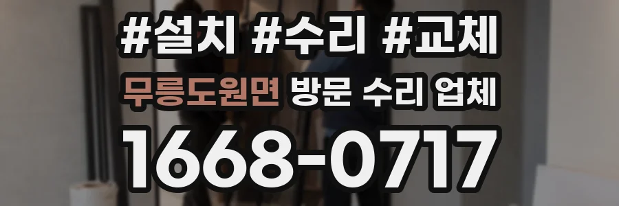 무릉도원면 방문 수리 업체
