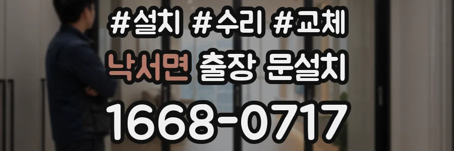 낙서면 출장 문설치