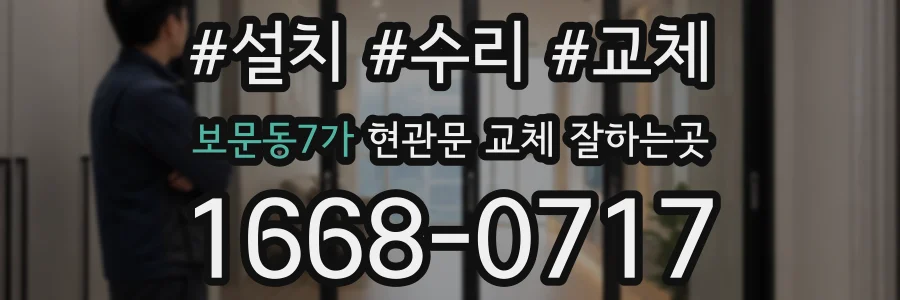 보문동7가 현관문 교체 잘하는곳