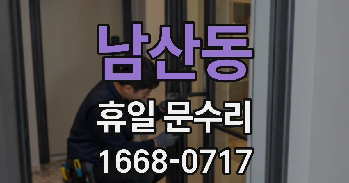 남산동 휴일 문수리