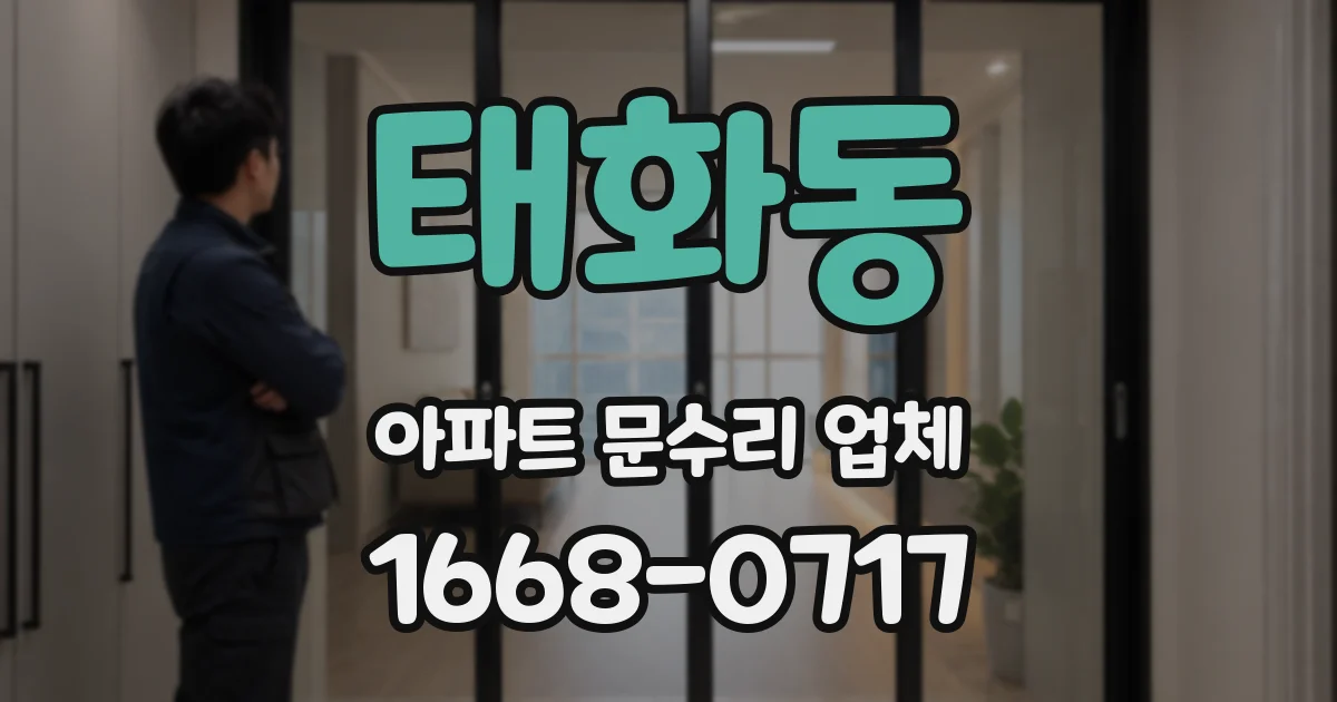 태화동 아파트 문수리 업체