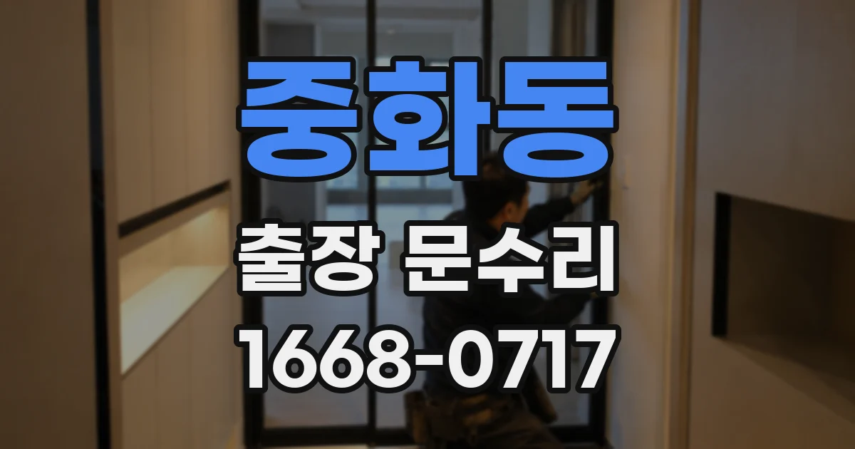 중화동 출장 문수리