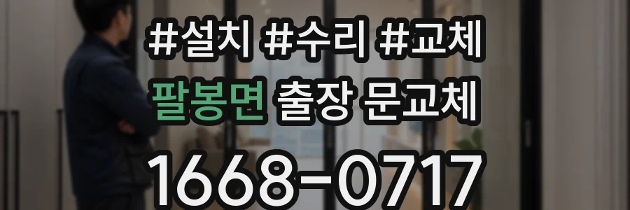 팔봉면 출장 문교체