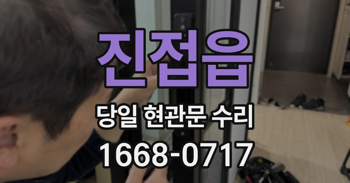 진접읍 당일 현관문 수리