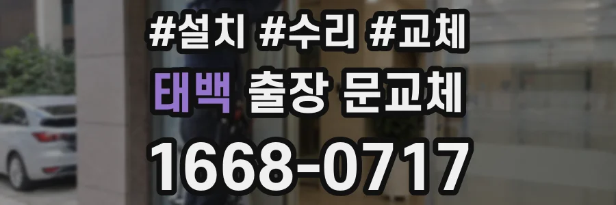 태백 출장 문교체