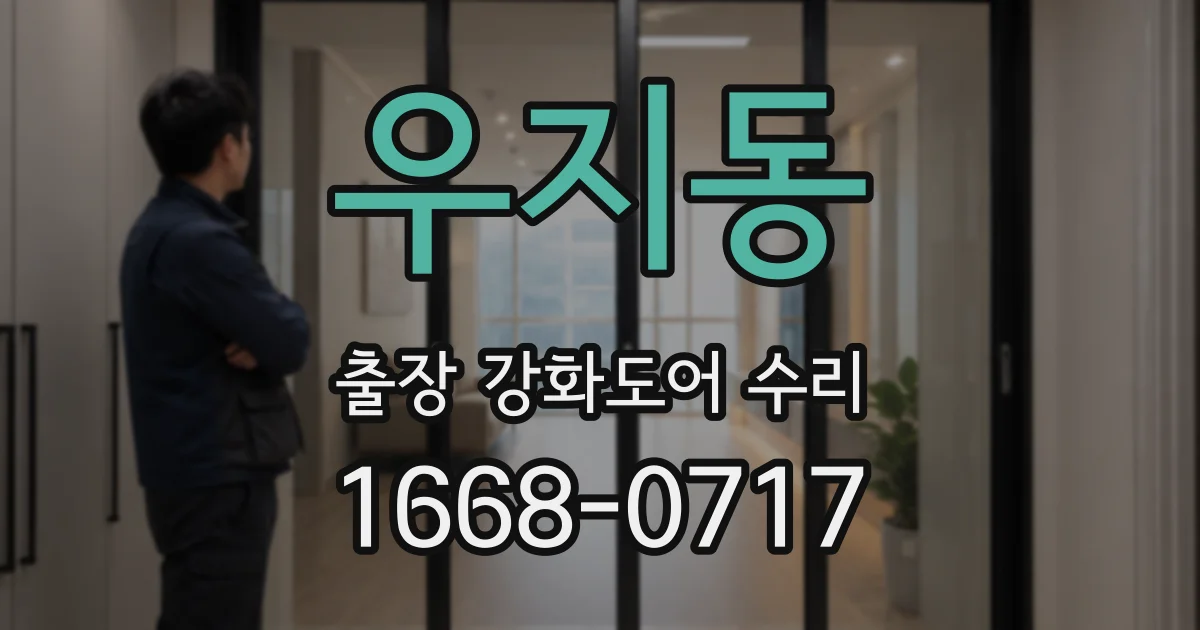 우지동 출장 강화도어 수리