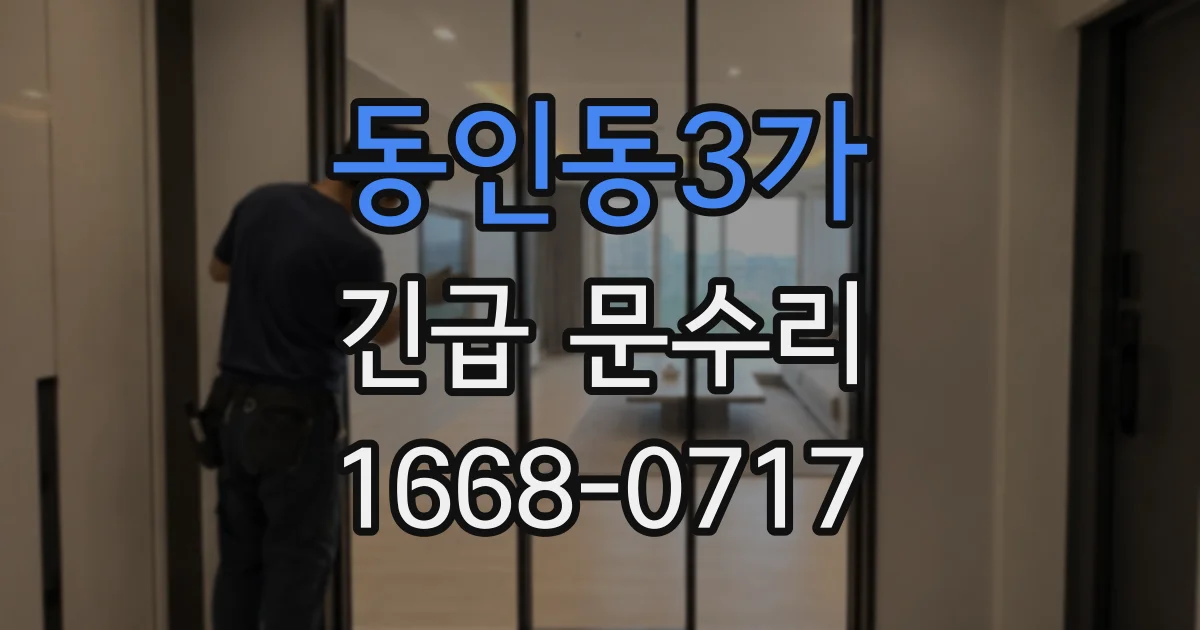 동인동3가 긴급 문수리