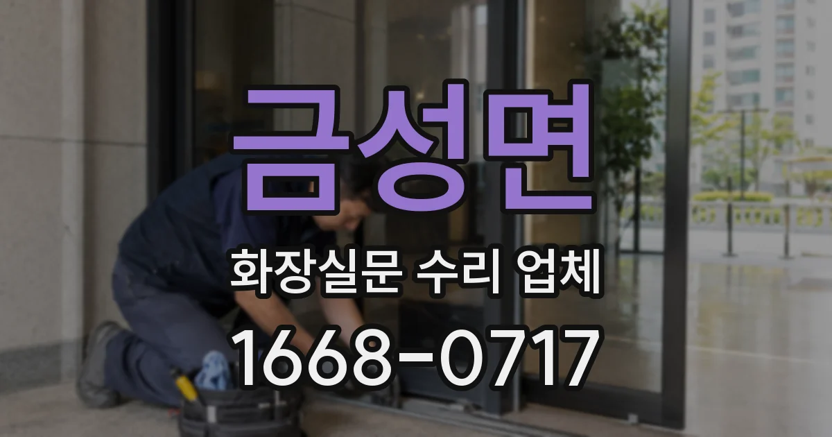 금성면 화장실문 수리 업체