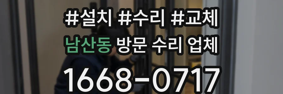 남산동 방문 수리 업체