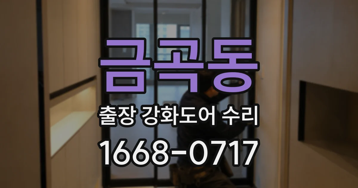 금곡동 출장 강화도어 수리